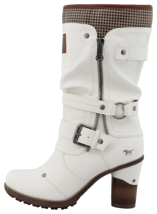 Mustang Shoes Winterstiefel »Palma« Kurzstiefel, Winterstiefel mit wärmendem Textifutter