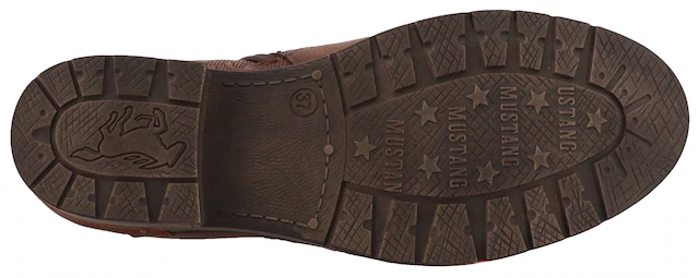 Mustang Shoes Winterstiefelette »Gelja« Stiefelette, Winterboots mit Anziehlasche