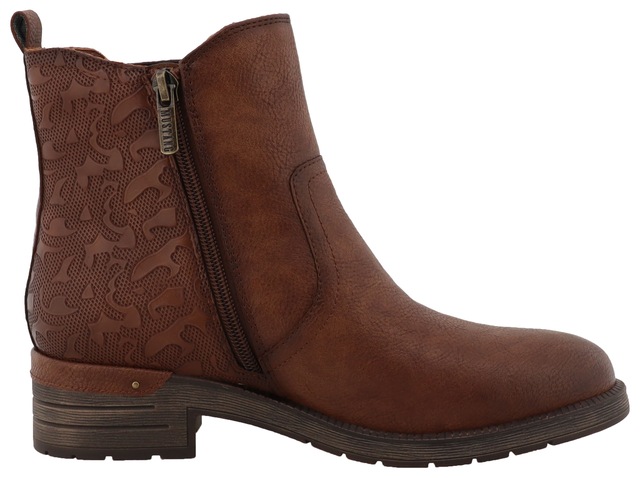 Mustang Shoes Winterstiefelette »Gelja« Stiefelette, Winterboots mit Anziehlasche