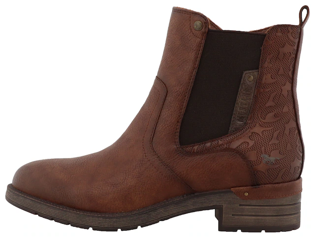 Mustang Shoes Winterstiefelette »Gelja« Stiefelette, Winterboots mit Anziehlasche