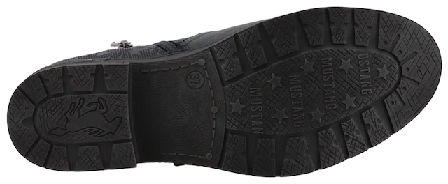 Mustang Shoes Winterstiefelette »Gelja« Stiefelette, Winterboots mit Anziehlasche