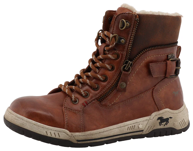 Mustang Shoes Winterboots »Ihana« High Top Sneaker, Winterboots mit Warmfutter und TEX