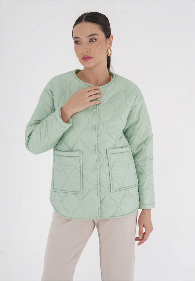 freshlions Steppjacke »Amara« 1 Stk. tlg. mit praktischen Druckknöpfen