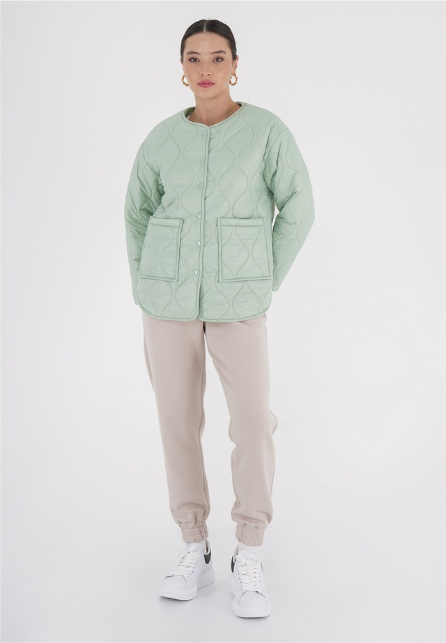 freshlions Steppjacke »Amara« 1 Stk. tlg. mit praktischen Druckknöpfen