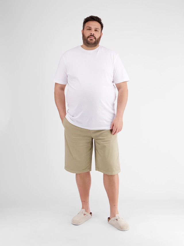 LERROS Bermudas »Chino-Bermuda mit Gürtel, in Großen Größen«