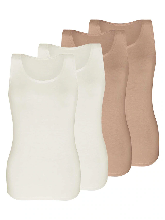Sassa Achseltop »4er Sparpack Top LOVELY SKIN«