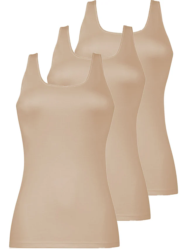 Nina Von C. Achselhemd »3er Pack Damen Achselhemd Daily«