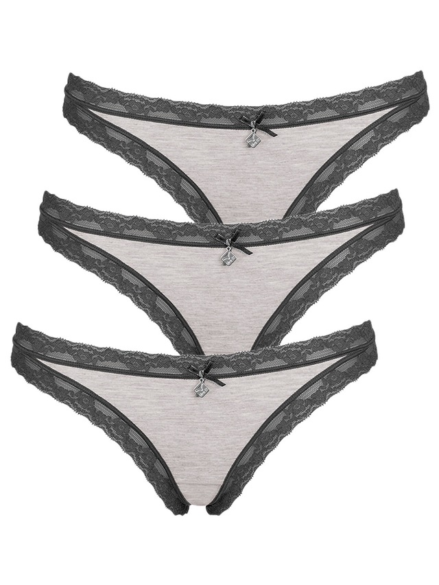 like it! String »3er Pack Damen String Kim« Spar-Pack,