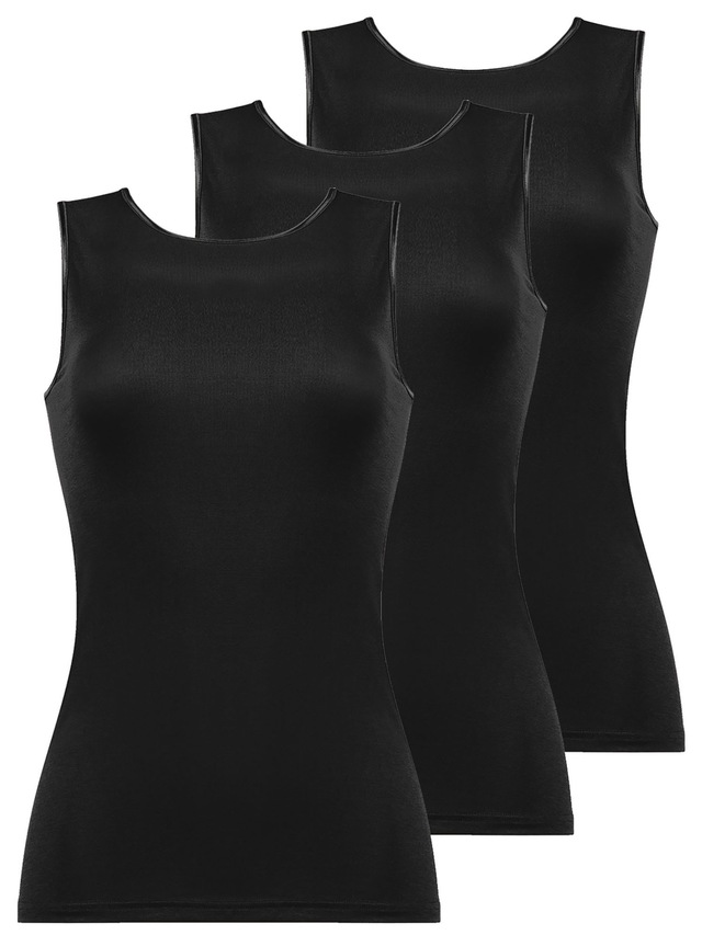 Nina Von C. Achselhemd »3er Pack Damen Shirt ohne Arm Fine Cotton«