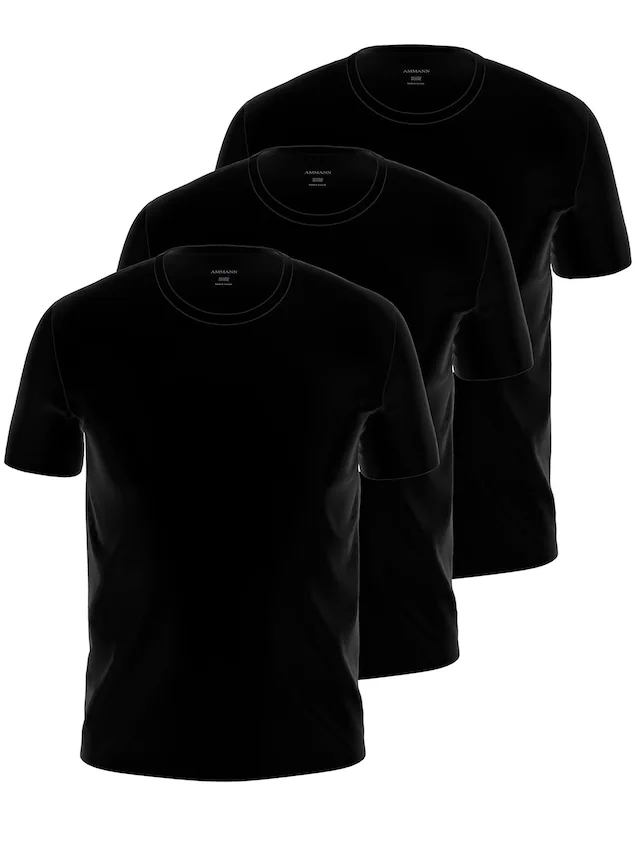 Ammann Unterhemd »3er Pack Shirt 1/2 Arm Day Modern / Micro Modal« Spar-Pack,