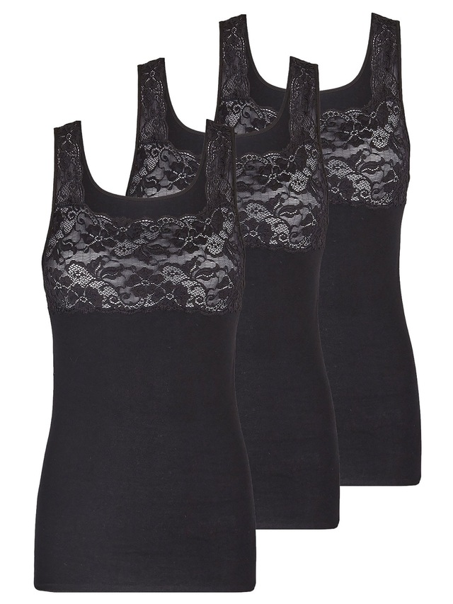 Nina Von C. Achselhemd »3er Pack Damen Achselhemd Fine Cotton«