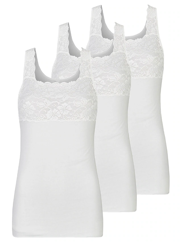 Nina Von C. Achselhemd »3er Pack Damen Achselhemd Fine Cotton«