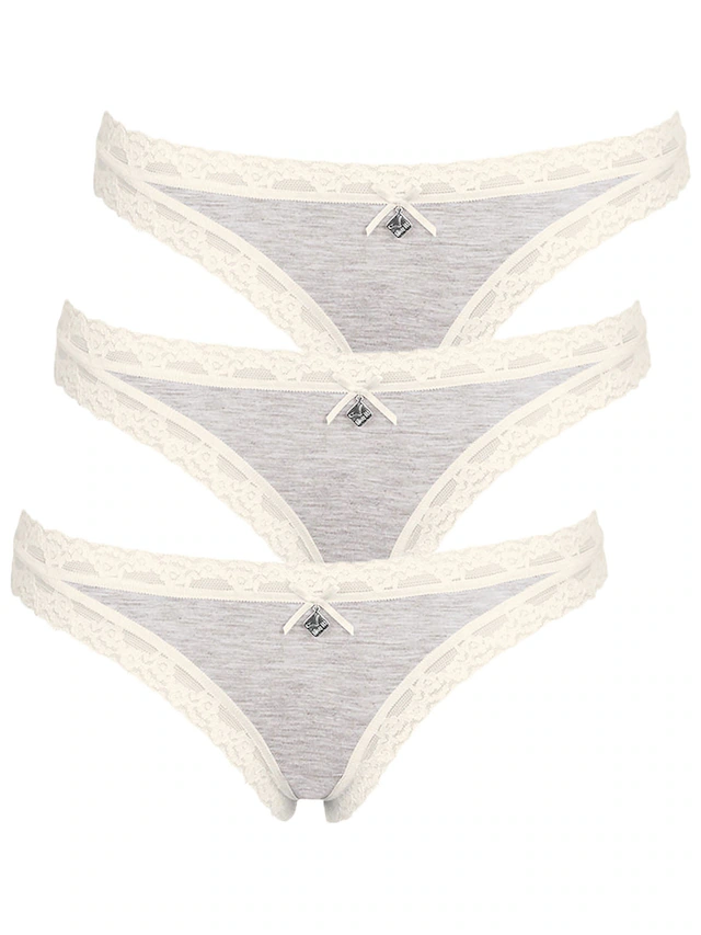 like it! String »3er Pack Damen String Kim« Spar-Pack,
