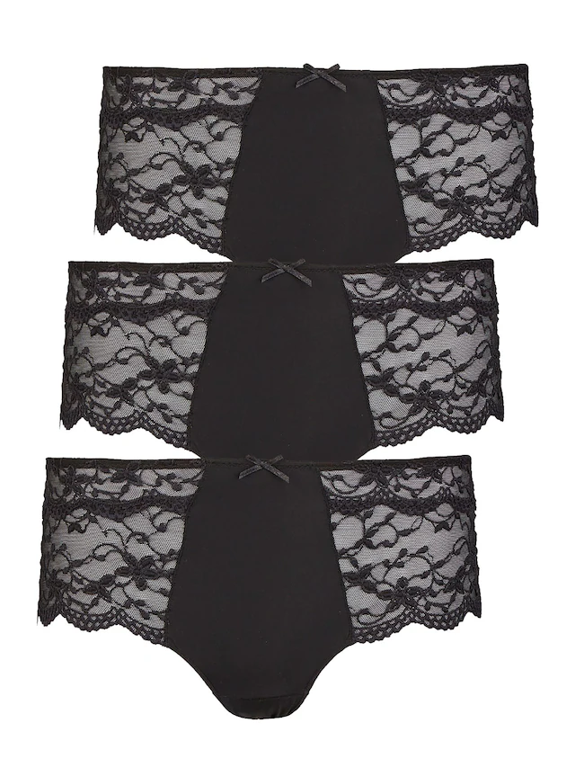 Nina Von C. Hipster »3er Pack Damen Hipster Silver Edition«