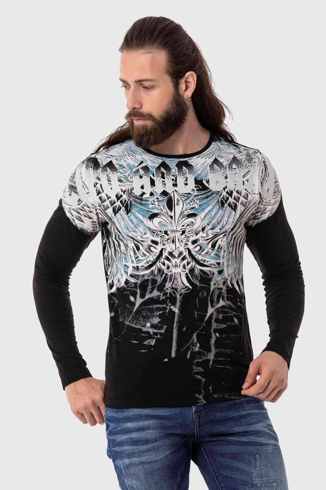 Cipo & Baxx T-Shirt »Sweatshirts« mit coolem Print
