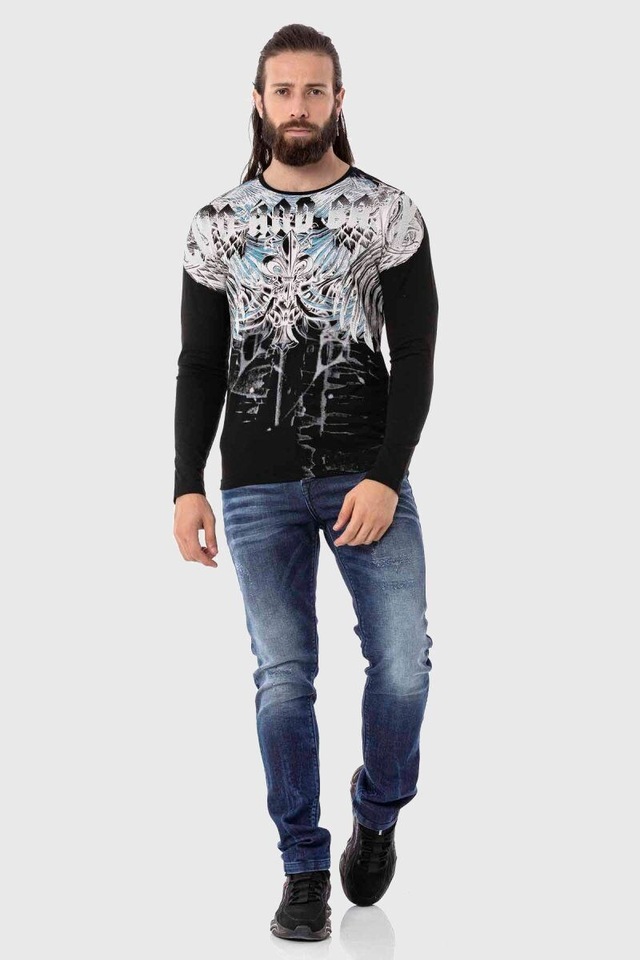 Cipo & Baxx T-Shirt »Sweatshirts« mit coolem Print