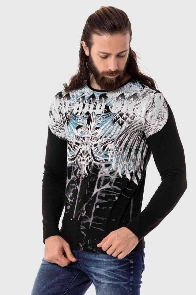 Cipo & Baxx T-Shirt »Sweatshirts« mit coolem Print