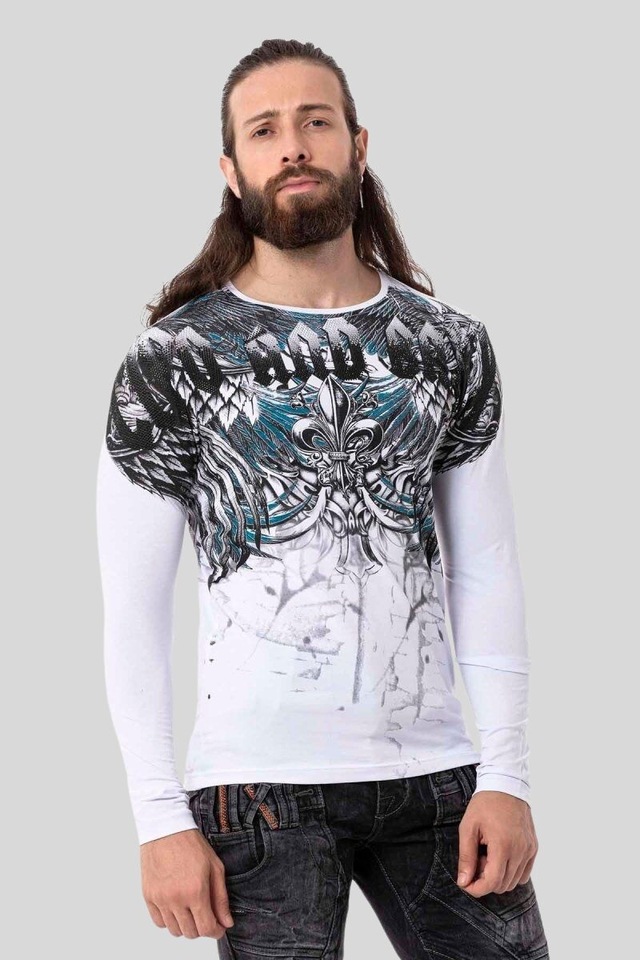 Cipo & Baxx T-Shirt »Sweatshirts« mit coolem Print