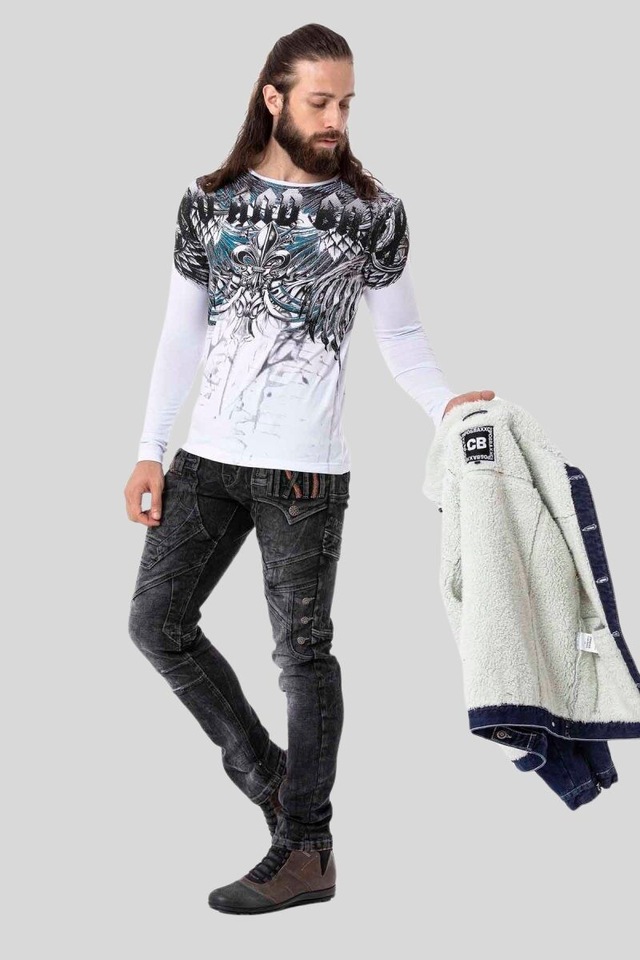 Cipo & Baxx T-Shirt »Sweatshirts« mit coolem Print