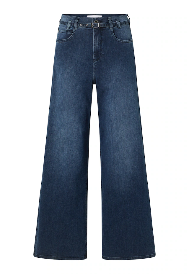 ANGELS Relax-fit-Jeans »LIVA BELT« mit sehr weitem Bein und Gürtel