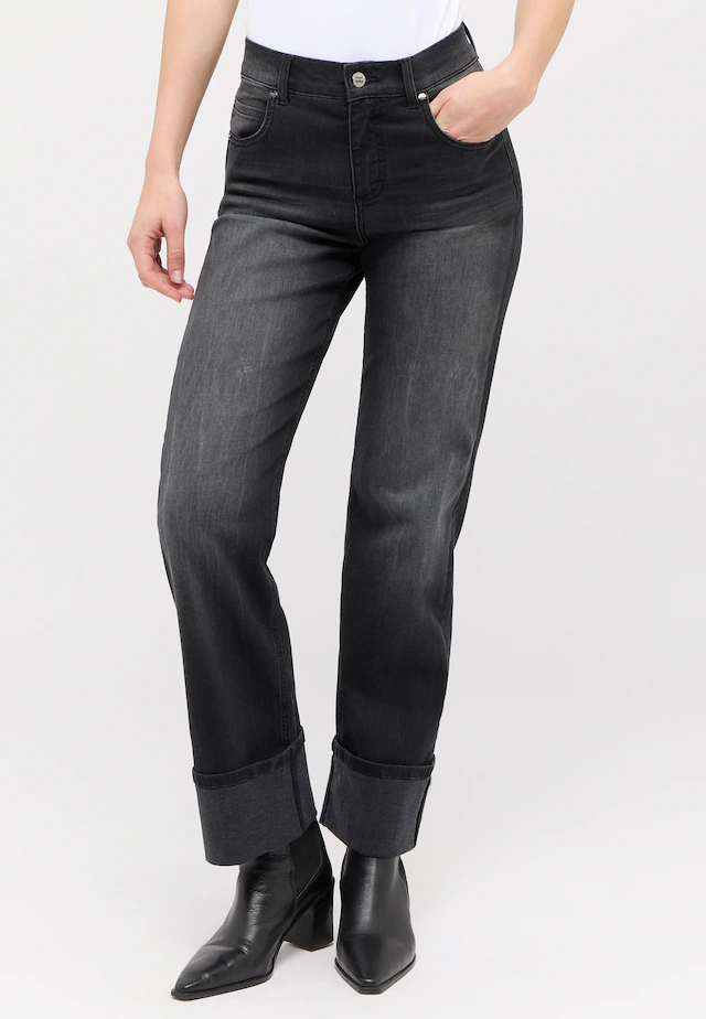 ANGELS Straight-Jeans »LARA TU« mit umgeschlagenem Bein