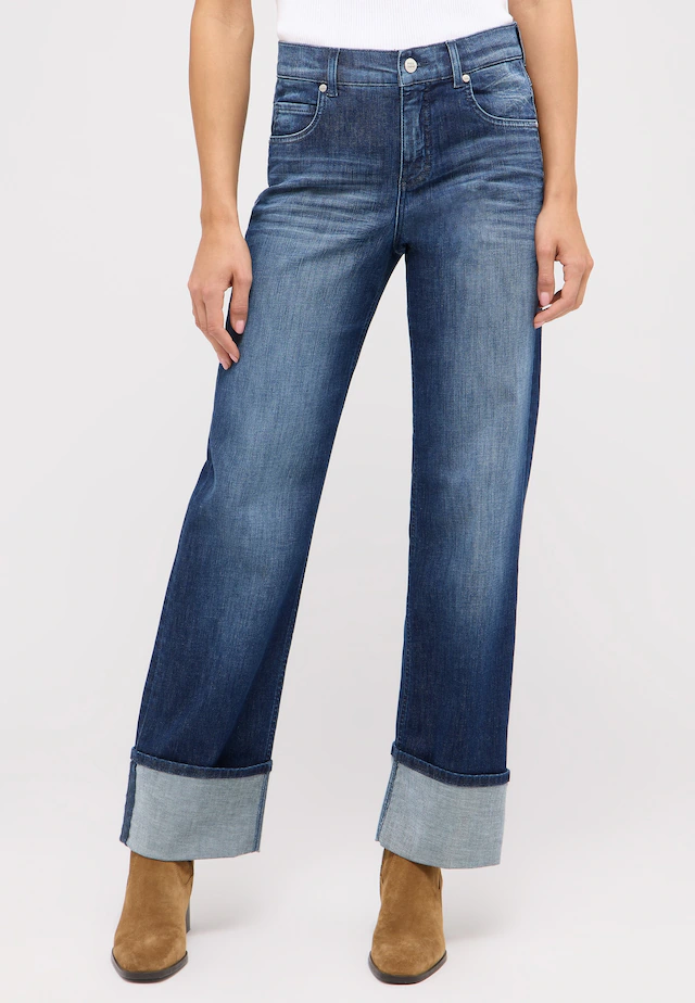 ANGELS Straight-Jeans »LARA TU« mit umgeschlagenem Bein
