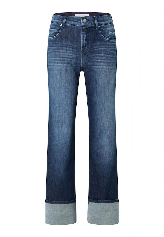 ANGELS Straight-Jeans »LARA TU« mit umgeschlagenem Bein