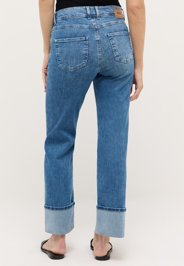 ANGELS Straight-Jeans »LARA TU« mit umgeschlagenem Bein