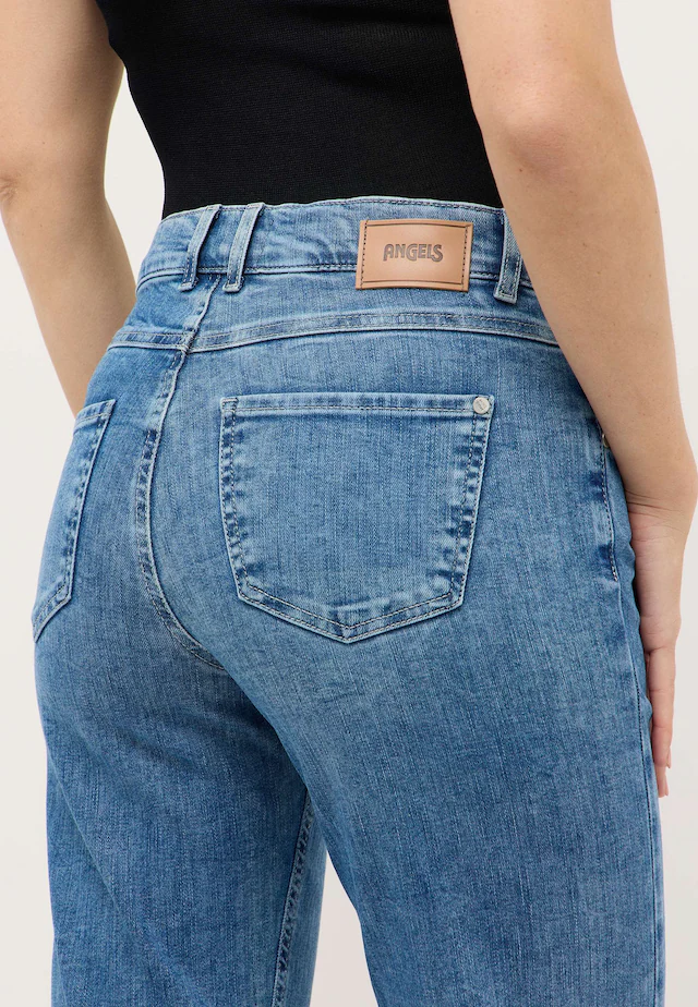 ANGELS Straight-Jeans »LARA TU« mit umgeschlagenem Bein