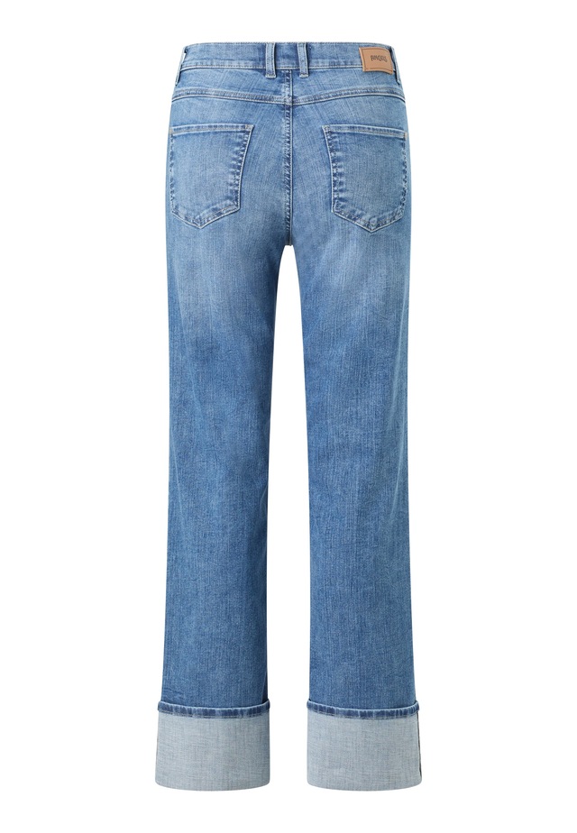 ANGELS Straight-Jeans »LARA TU« mit umgeschlagenem Bein