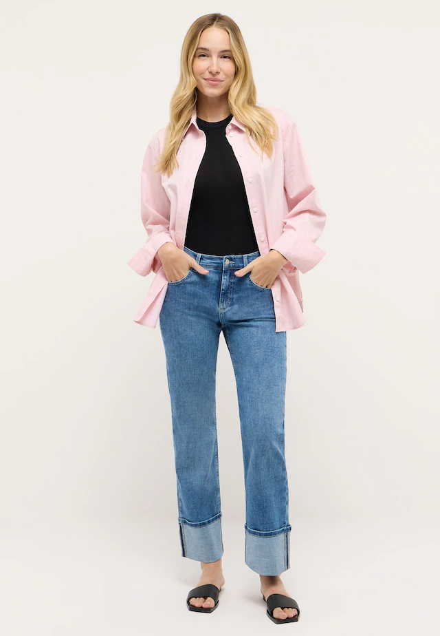 ANGELS Straight-Jeans »LARA TU« mit umgeschlagenem Bein
