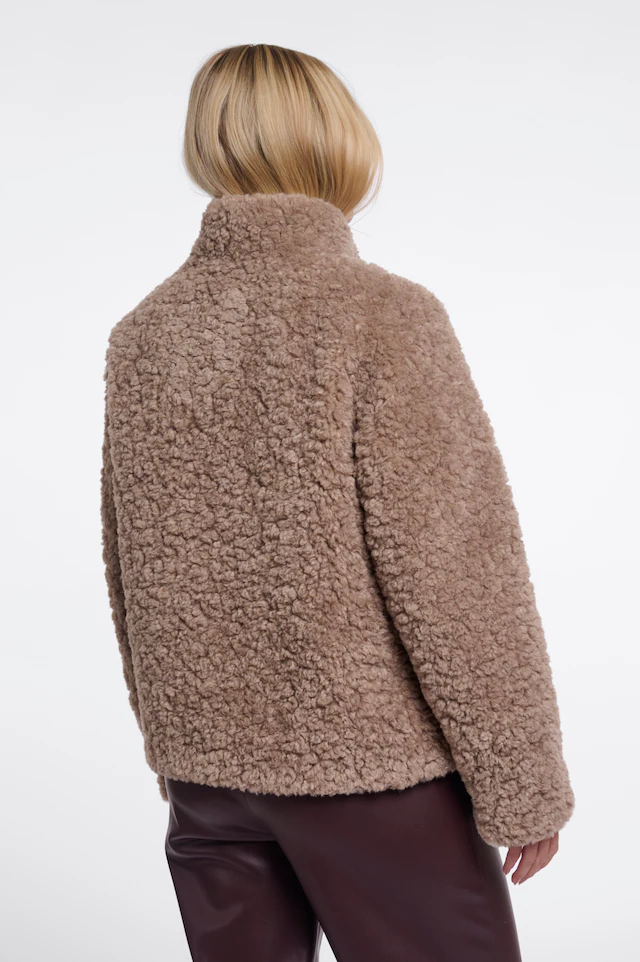 Rino & Pelle Kurzjacke »KION« ohne Kapuze in Fell-Optik