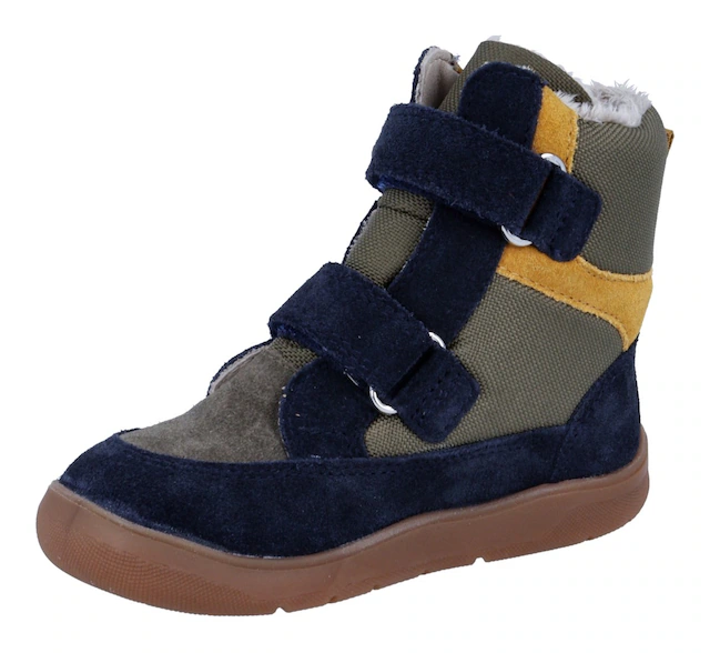 Richter Winterstiefel »Samy WMS: Mittel« Barfußschuh, Klettstiefel mit Sympatex, Größenschablone zum Download