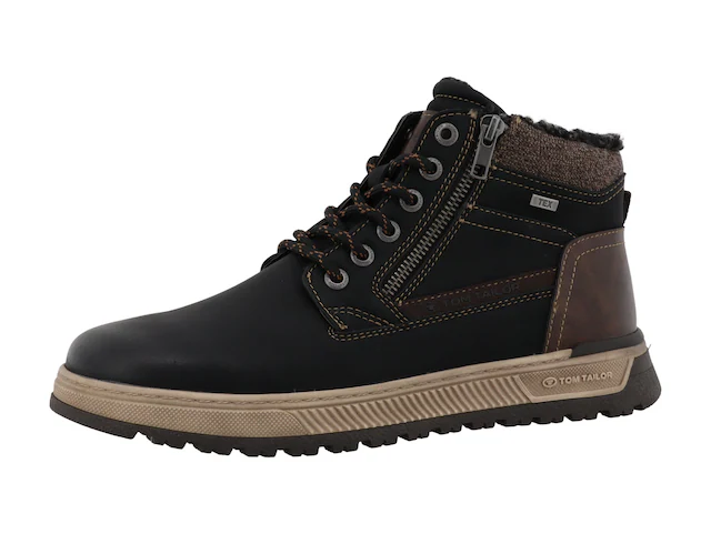 TOM TAILOR Winterboots Schnürboots, Winterboots mit Reißverschluss
