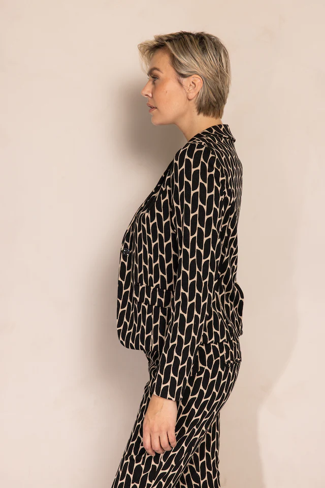 Zhrill Kurzblazer »BETSY« modern, taillierte Passform, aus Baumwollmischung, 1-Knopf-Form