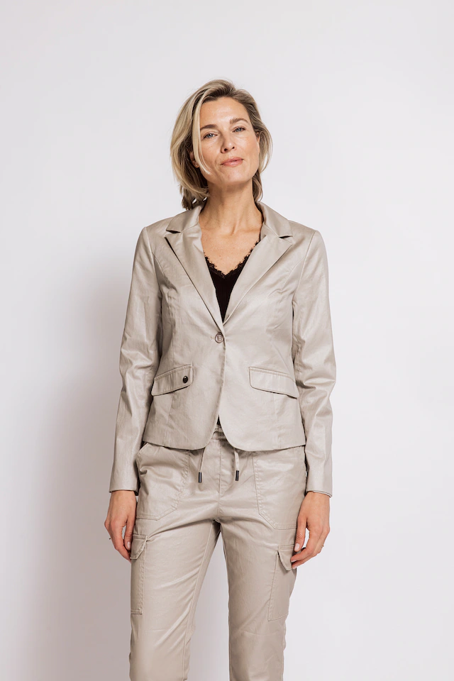 Zhrill Kurzblazer »BETSY« modern, taillierte Passform, aus Baumwollmischung, 1-Knopf-Form