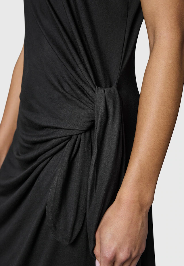 Ragwear Shirtkleid »Knotta« Ohne Taschen Kurzarm Sommerkleid mit seitlichem Bindeband