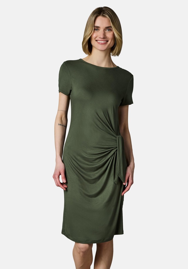 Ragwear Shirtkleid »Knotta« Ohne Taschen Kurzarm Sommerkleid mit seitlichem Bindeband