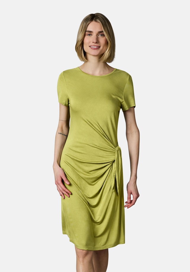 Ragwear Shirtkleid »Knotta« Ohne Taschen Kurzarm Sommerkleid mit seitlichem Bindeband