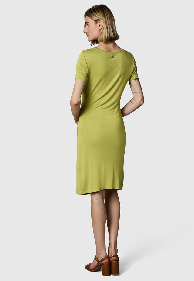Ragwear Shirtkleid »Knotta« Ohne Taschen Kurzarm Sommerkleid mit seitlichem Bindeband