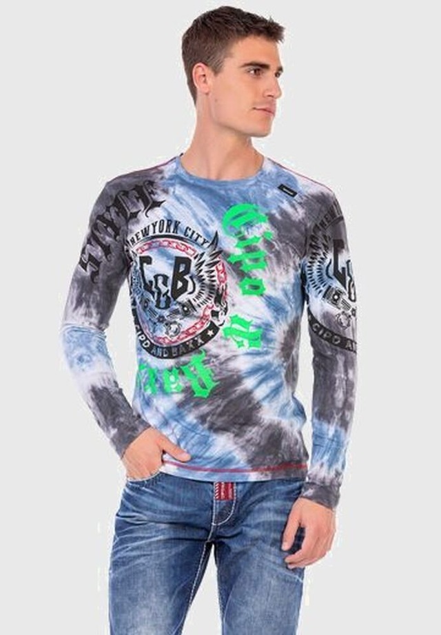 Cipo & Baxx T-Shirt »Sweatshirts« mit trendigem Print