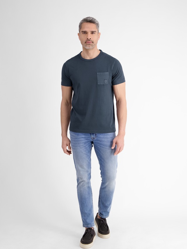 LERROS T-Shirt »T-Shirt mit Brusttasche«