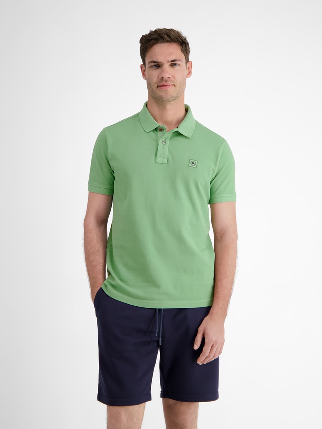 LERROS Poloshirt »Herren Poloshirt in gewaschener Optik«