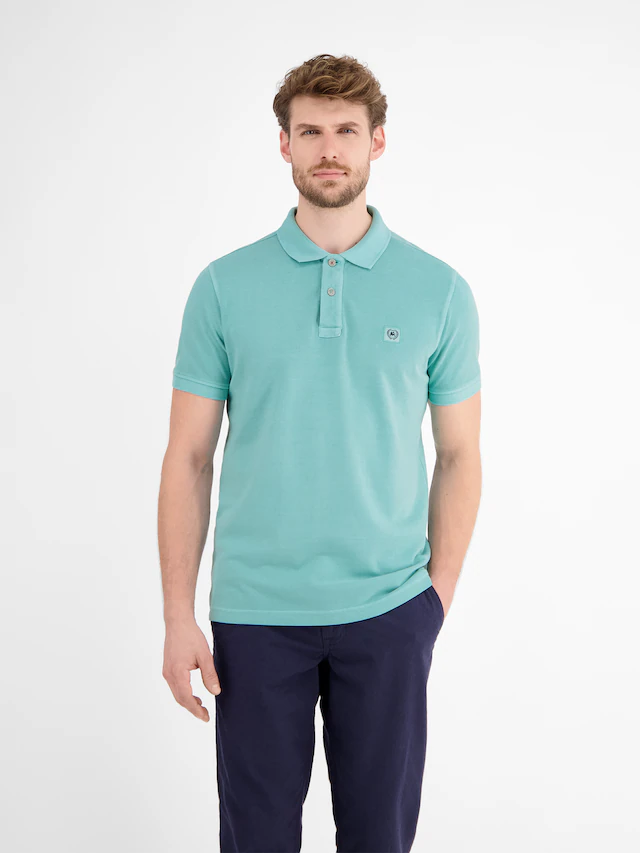 LERROS Poloshirt »Herren Poloshirt in gewaschener Optik«