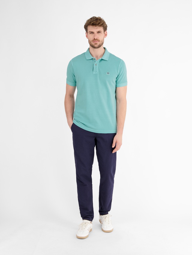 LERROS Poloshirt »Herren Poloshirt in gewaschener Optik«