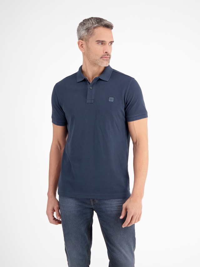 LERROS Poloshirt »Herren Poloshirt in gewaschener Optik«
