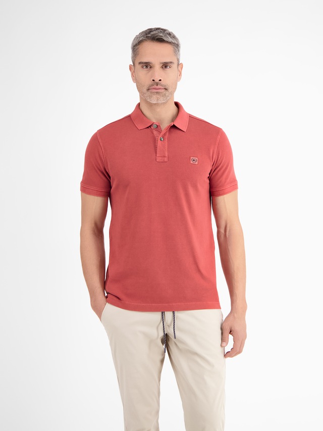 LERROS Poloshirt »Herren Poloshirt in gewaschener Optik«