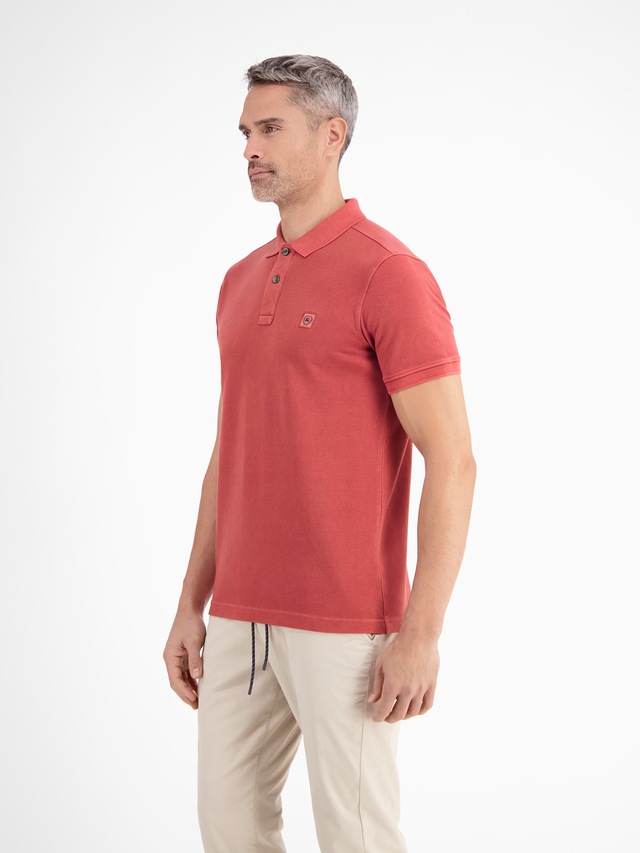 LERROS Poloshirt »Herren Poloshirt in gewaschener Optik«