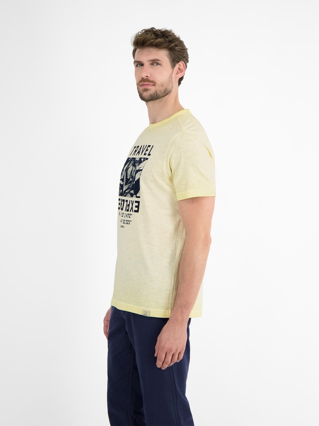 LERROS T-Shirt »Modisches Herren T-Shirt mit Brustprint«