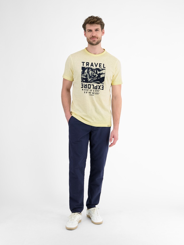 LERROS T-Shirt »Modisches Herren T-Shirt mit Brustprint«